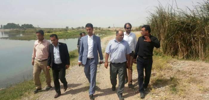 بازدید از فاضلاب شهر چم گلک و نشست هم اندیشی حفاظت رودخانه دز | اداره کل  حفاظت محیط زیست استان خوزستان